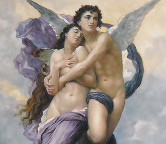 Rocco Santacroce – Psiche e Amore. Omaggio a Bouguereau