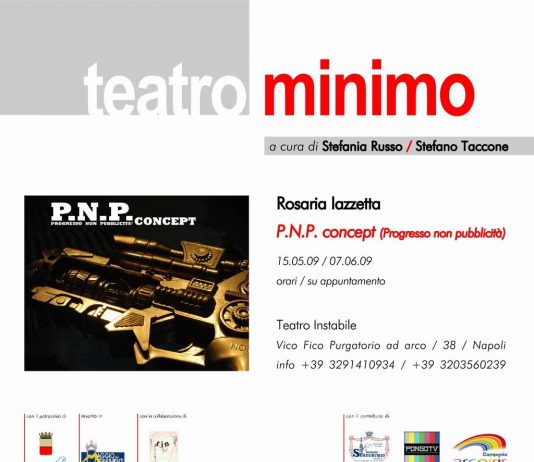 Rosaria Iazzetta – P.N.P. concept (Progresso Non Pubblicità) Rosaria Iazzetta – P.N.P. concept (Progresso Non Pubblicità)