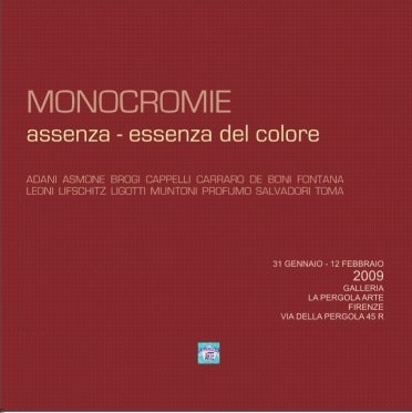 Monocromie, assenza-essenza del colore
