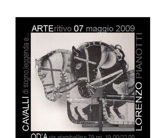 ARTEritivo – Lorenzo Pianotti – Cavalli di sogno, leggenda e… ARTEritivo – Lorenzo Pianotti – Cavalli di sogno, leggenda e…