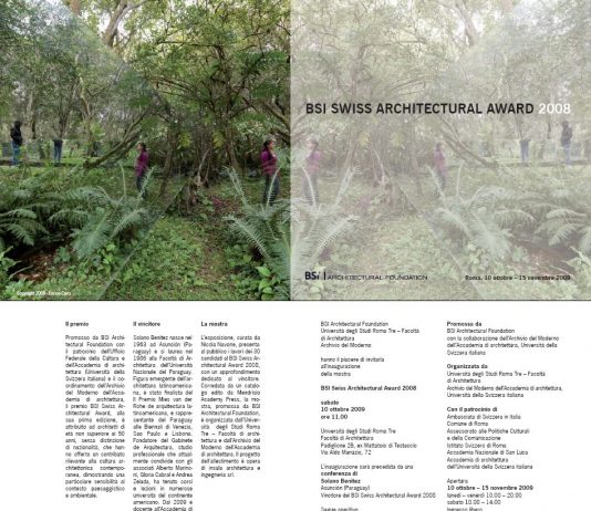 Bsi Swiss Architectural Award 2008