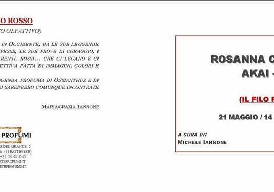 Rosanna Cattaneo – Akai. Ito (il filo rosso)