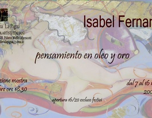 Isabel Fernandez – Pensamiento en oleo y oro