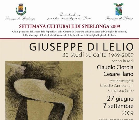 Premio Grotta di Tiberio 2009 – Giuseppe Di Lelio