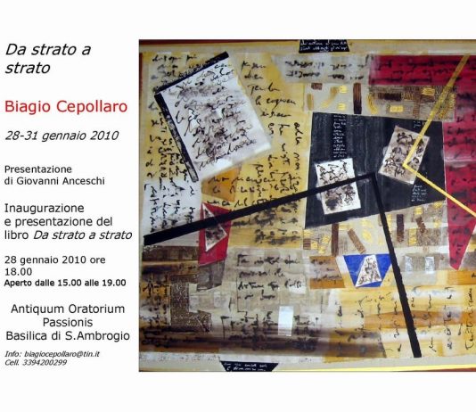 Biagio Cepollaro – Da strato a strato