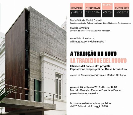 Brasil Arquitetura – A tradicao do novo. La tradizione del nuovo