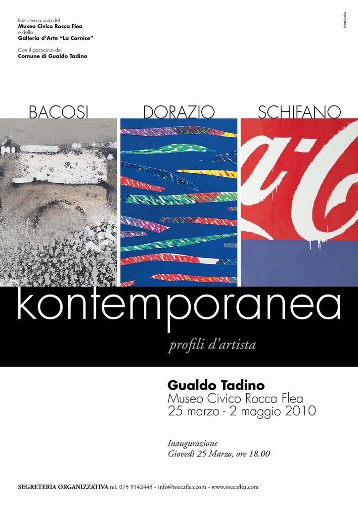 Bacosi | Dorazio | Schifano – Kontemporanea. Profili d’artistahttps://www.exibart.com/repository/media/eventi/2010/03/bacosi-dorazio-schifano-8211-kontemporanea.-profili-d’artista.jpg
