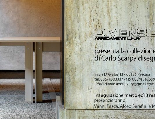 I tavoli di Carlo Scarpa per Simon I tavoli di Carlo Scarpa per Simon