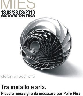 Stefania Lucchetta – Tra metallo e aria. Piccole meraviglie per Polio PLus