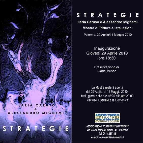 Ilaria Caruso / Alessandro Mignemi – Strategiehttps://www.exibart.com/repository/media/eventi/2010/04/ilaria-caruso-alessandro-mignemi-8211-strategie.jpg