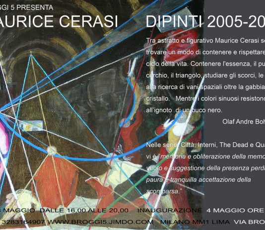 Maurice Cerasi – Dipinti 2005-2010