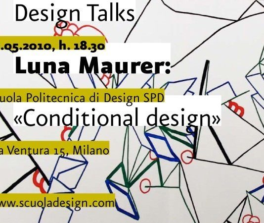 Design Talks – Luna Maurer – Conditional Design