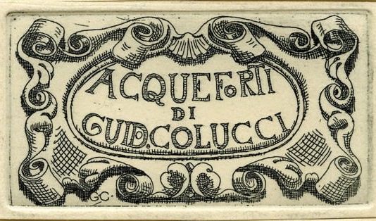 Guido Colucci – (1877-1949) Firenze Ricordata