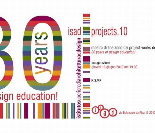 Isad projects. 10 30 years of design education! Isad projects. 10 30 years of design education!