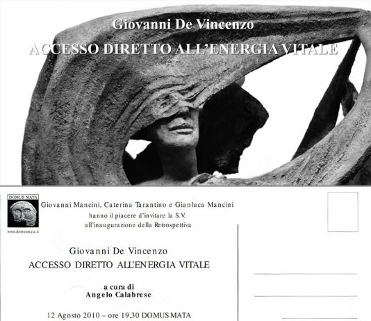 Giovanni De Vincenzo – Accesso diretto all’energia vitale