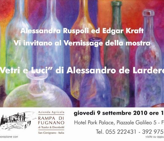 Alessandro de Larderel – Vetri e luci