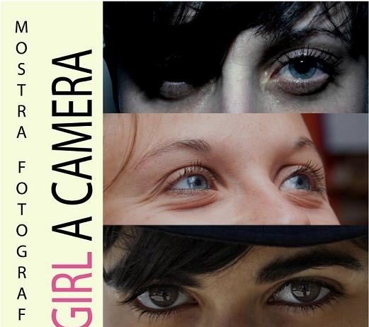 A girl. A camera A girl. A camera