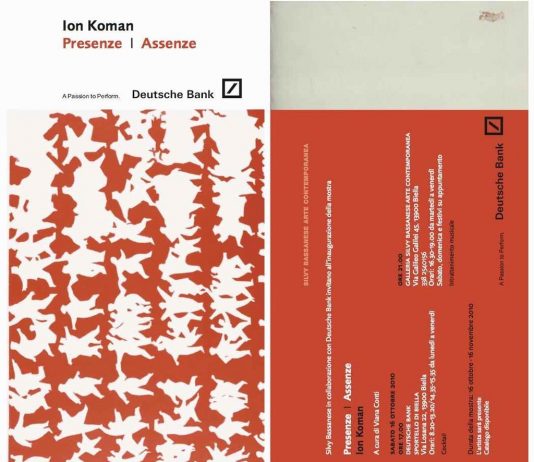 Ion Koman – Presenze. Assenze