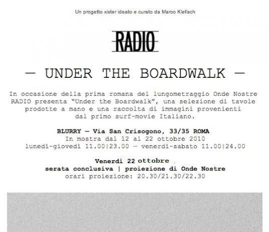 Under the Board Walk