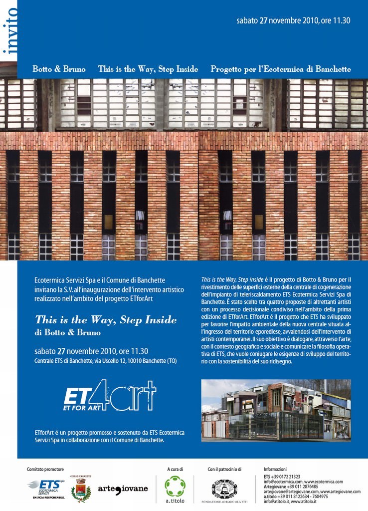 Botto & Bruno – This is the Way Step Insidehttps://www.exibart.com/repository/media/eventi/2010/11/botto-038-bruno-8211-this-is-the-way-step-inside.jpg