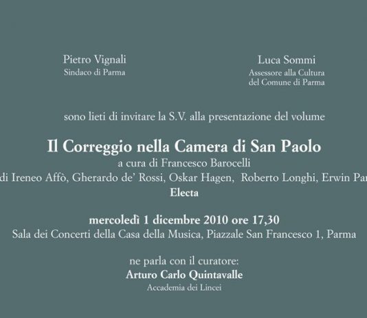 Il Correggio nella Camera di San Paolo Il Correggio nella Camera di San Paolo