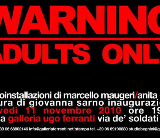 Warning Adults only – Anita Calà / Marcello Maugeri