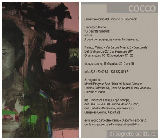 Francesco Cocco – Di segrete scritture