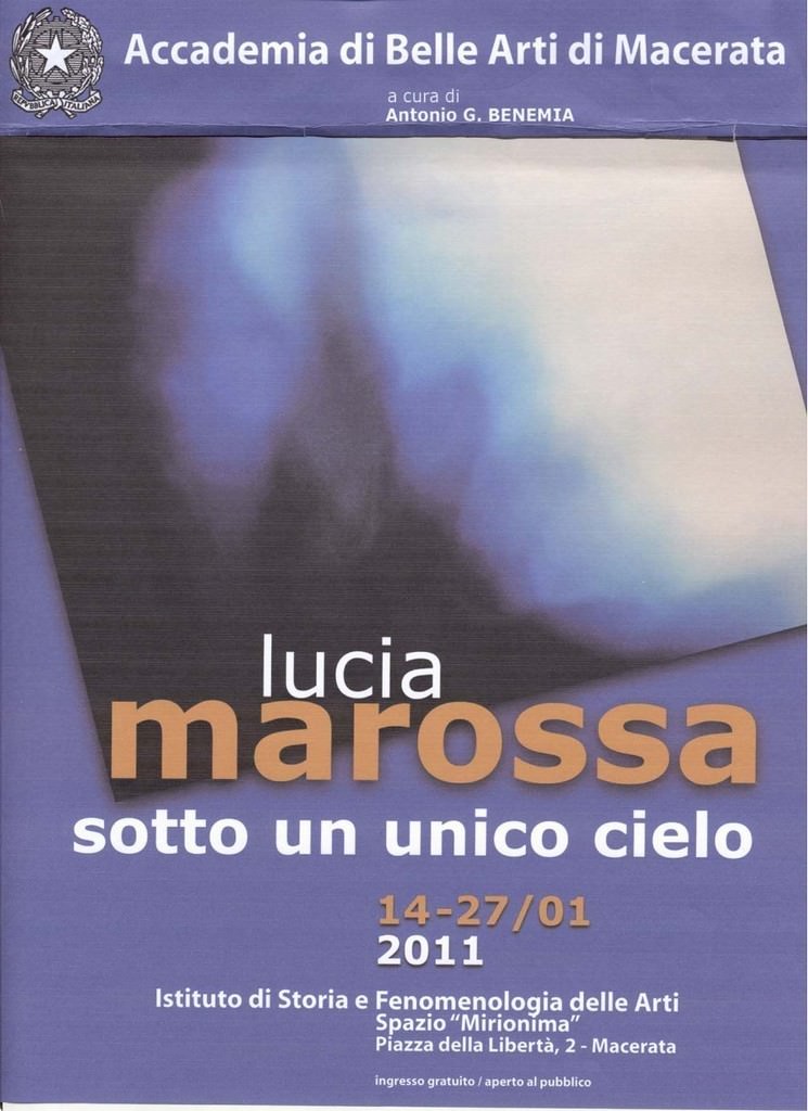 Lucia Marossa – Sotto un unico cielohttps://www.exibart.com/repository/media/eventi/2011/01/lucia-marossa-8211-sotto-un-unico-cielo.jpg