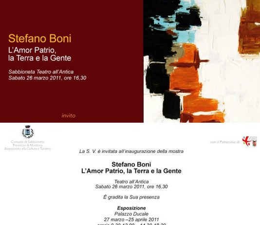 Stefano Boni – L’Amor Patrio la Terra e la Gente