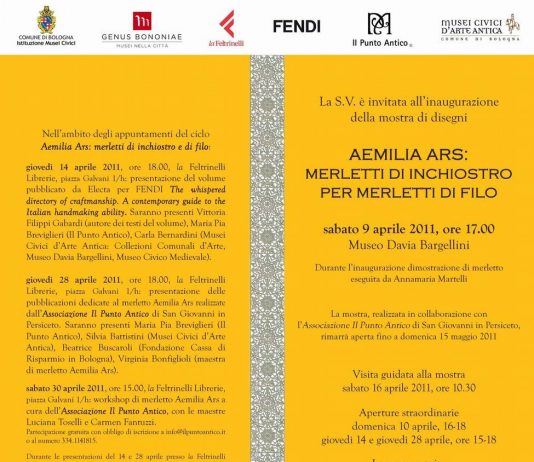 Aemilia Ars: merletti di inchiostro e di filo