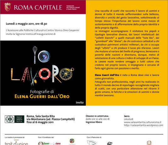 Elena Guerri Dall’Oro – Io lavoro Elena Guerri Dall’Oro – Io lavoro