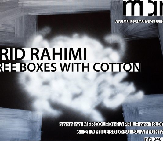 Farid Rahimi – Three boxes with cotton