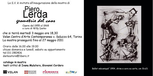 Piero Lerda – Geometrie del caos