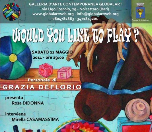 Grazia Deflorio –  Would you like to play?