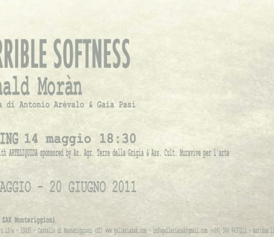 Ronald Moràn – Terrible softness/Terribile morbidezza