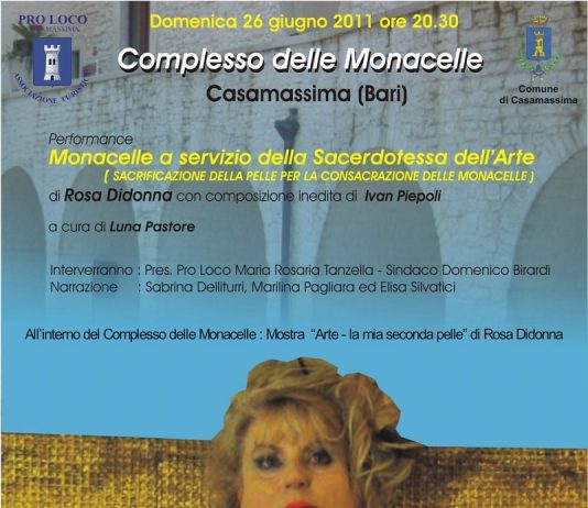 Rosa Didonna – Monacelle a servizio della Sacerdotessa dell’Arte