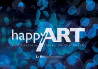 happyART: Tamara Inzaina, Simone Alessandrini e Valerio Porru | installations & drink on the beach