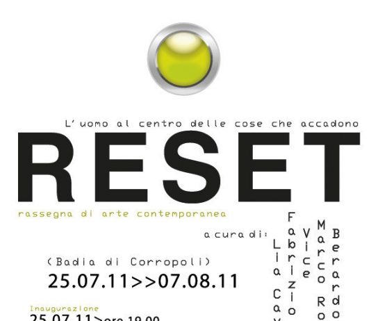 Reset. L’uomo al centro delle cose che accadono