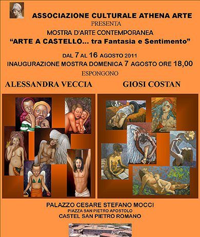 Alessandra Veccia / Giosi Costan – Arte a Castello…tra fantasia e sentimento
