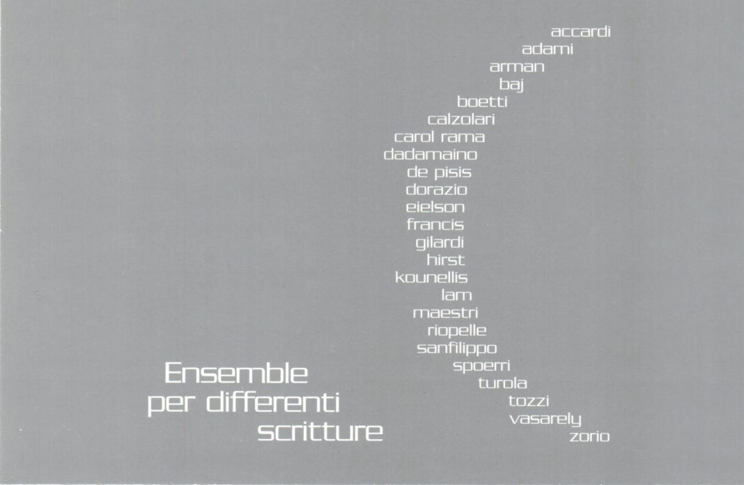 Ensemble per differenti scritturehttps://www.exibart.com/repository/media/eventi/2011/10/ensemble-per-differenti-scritture-1068x697.jpg