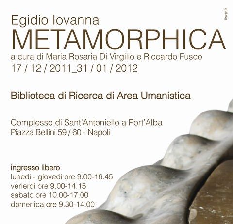 Egidio Iovanna – METAMORPHICA