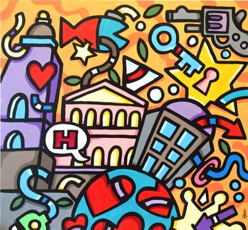 Aleandro Roncarà – Il mondo divertente e colorato della pop heart