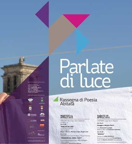 Parlate di Luce. Rassegna di Poesia Abitata