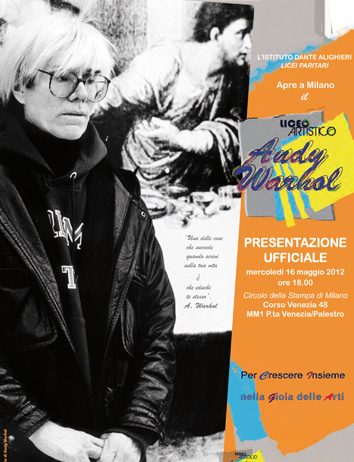 Presentazione ufficiale del Liceo Artistico Andy Warhol