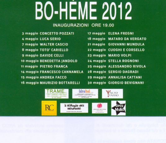 Bo-hème 2012_ Cuoghi e Corsello