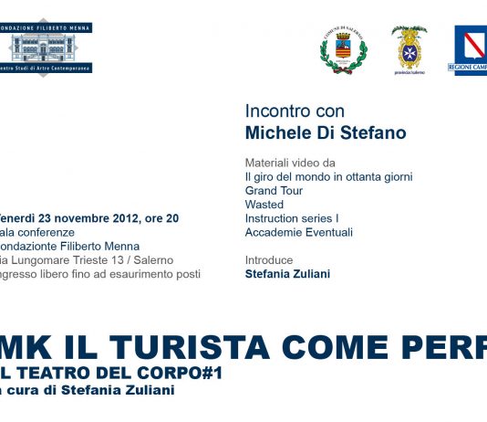 Arte Di Sera #52. Il teatro del corpo#1: 
MK IL TURISTA COME PERFORMER