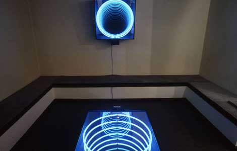 Paolo Scirpa . Luce vera. Spazio simulato