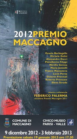 Premio Maccagno 2012 / Federico Palerma vincitore Premio Maccagno 2011