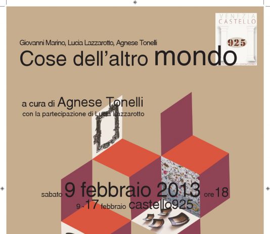Giovanni Marino / Lucia Lazzarotto / Agnese Tonelli – Cose dell’altromondo