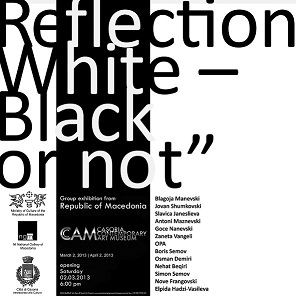 Reflection; White. Black or not